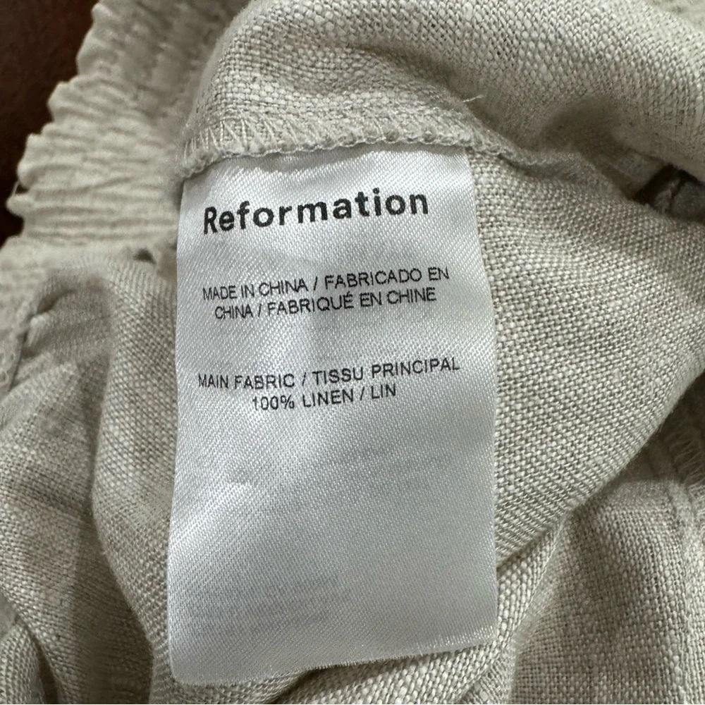 Reformation 100% linen